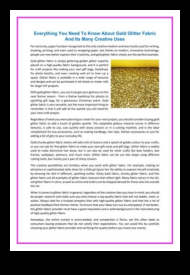 Tehnici de fabricare a textilelor decorate: Adăugarea de strălucire țesăturii