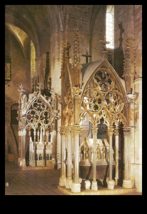 Mausolee maiestuoase: morminte gotice și artă funerară